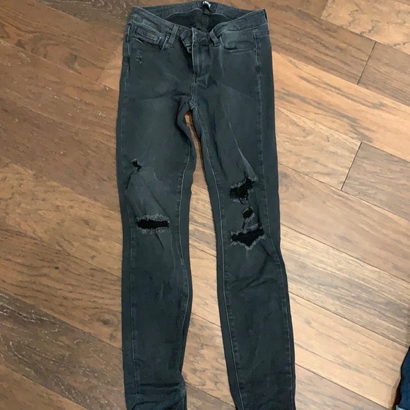 Black Paige Jeans - Picture 1 of 4